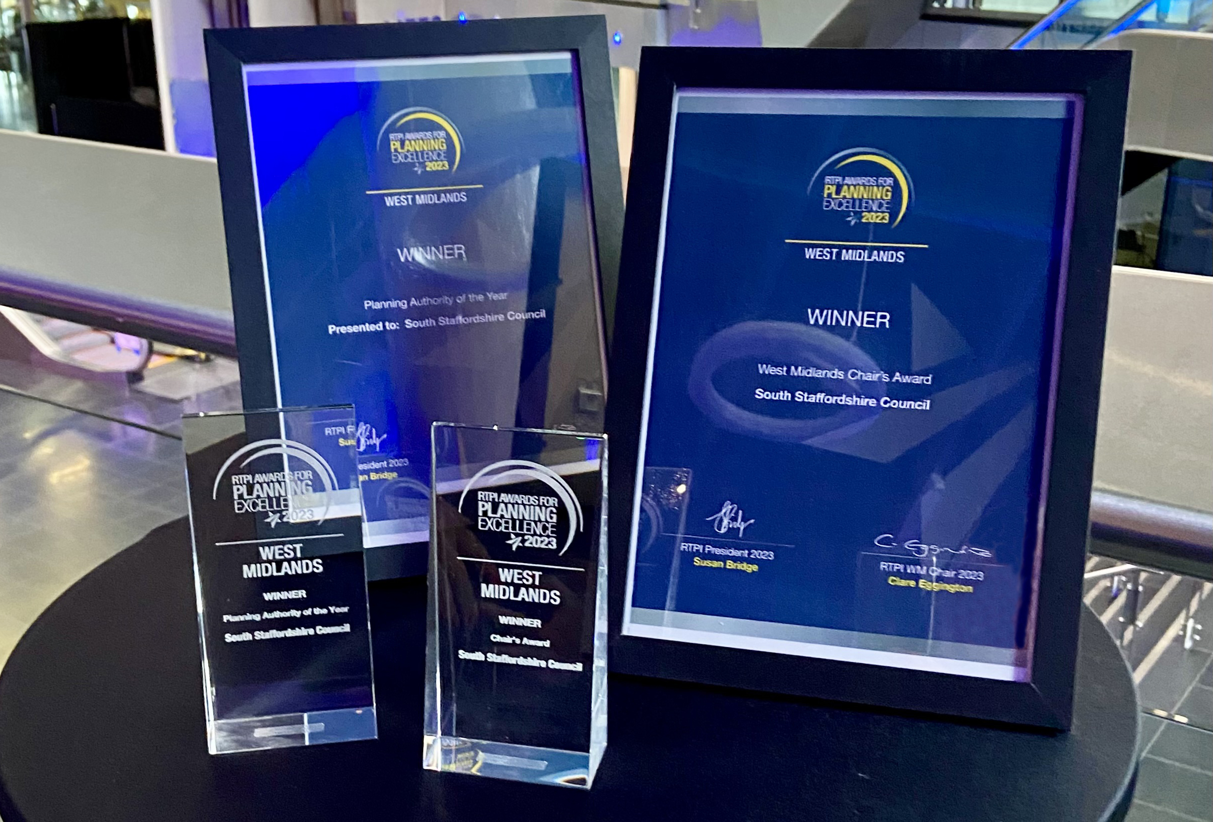 The Royal Town Planning Institute (RTPI) Awards: Planning Authority of the Year – West Midlands and The Chairman's Special Award