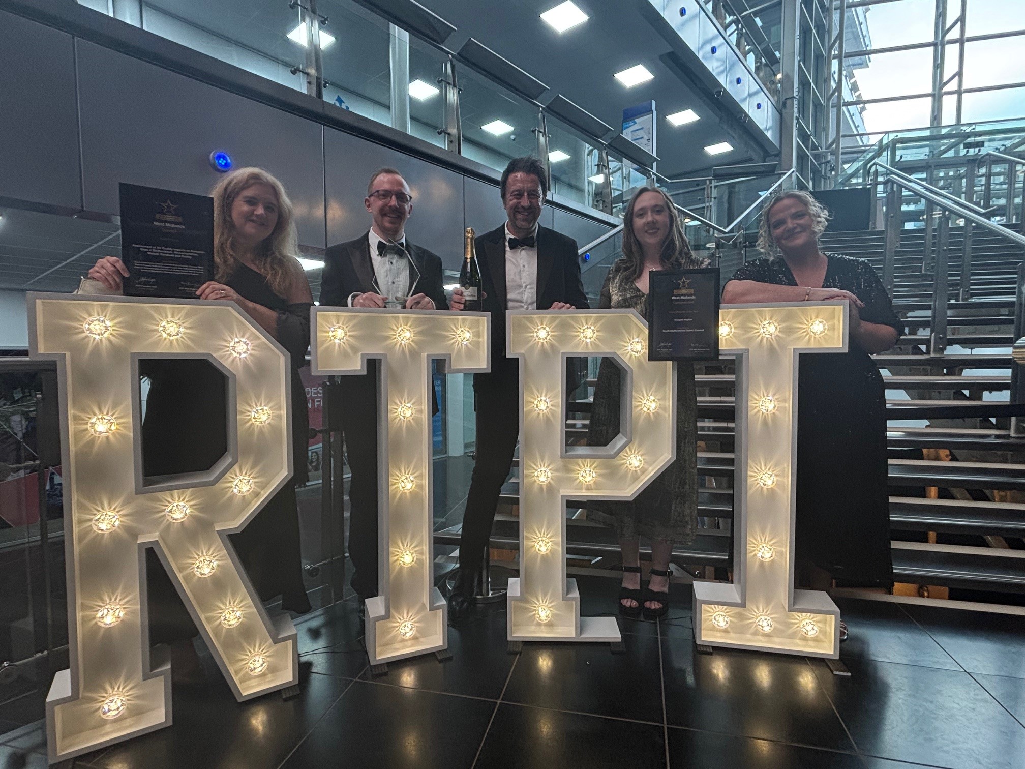 South Staffordshire Council officers at the RTPI Awards 2025