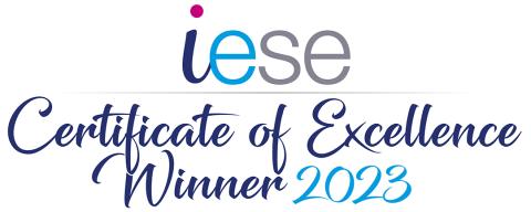 iese Certificate of Excellence Winner 2023