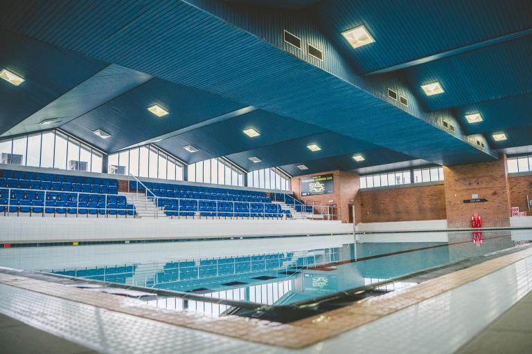 Image shows Wombourne leisure centres swimming pool