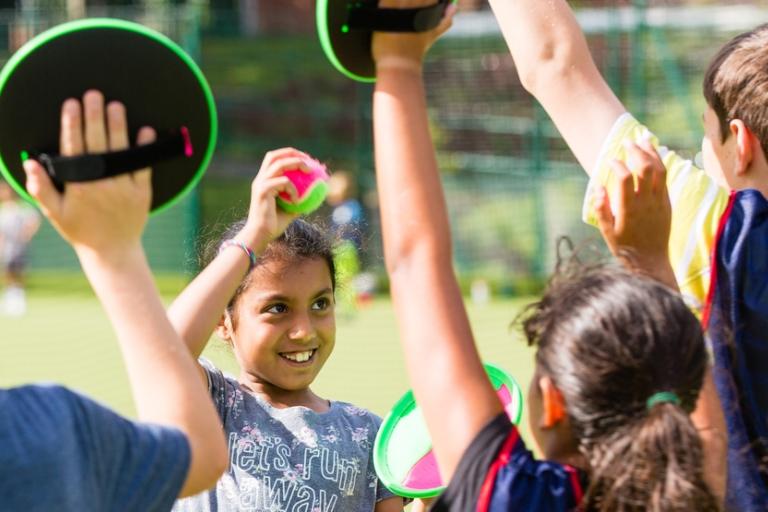 Children taking part in sports