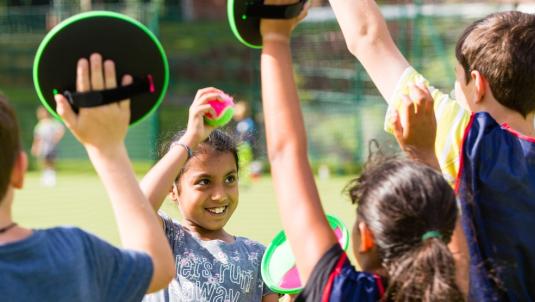 Children taking part in sports