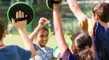 Children taking part in sports