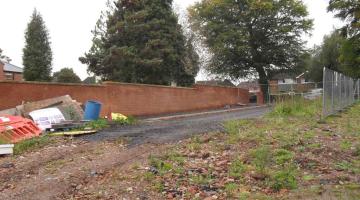 The 'road to nowhere' off Springhill Lane, Lower Penn