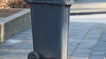 Waste and Recycling Feedback Workshops with bin image background and South Staffordshire Council logo