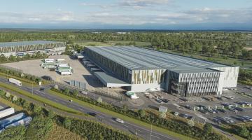 Pic shows a CGI artist's impression of the Carslberg unit at West Midlands Interchange, image courtesy of Chetwoods.