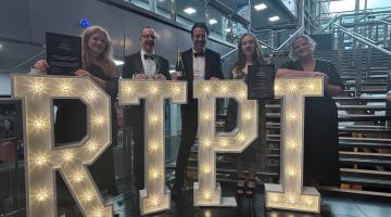 South Staffordshire Council officers at the RTPI Awards 2025