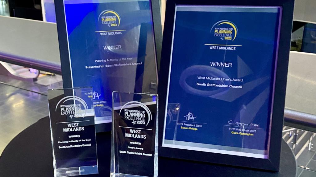 The Royal Town Planning Institute (RTPI) Awards: Planning Authority of the Year – West Midlands and The Chairman's Special Award