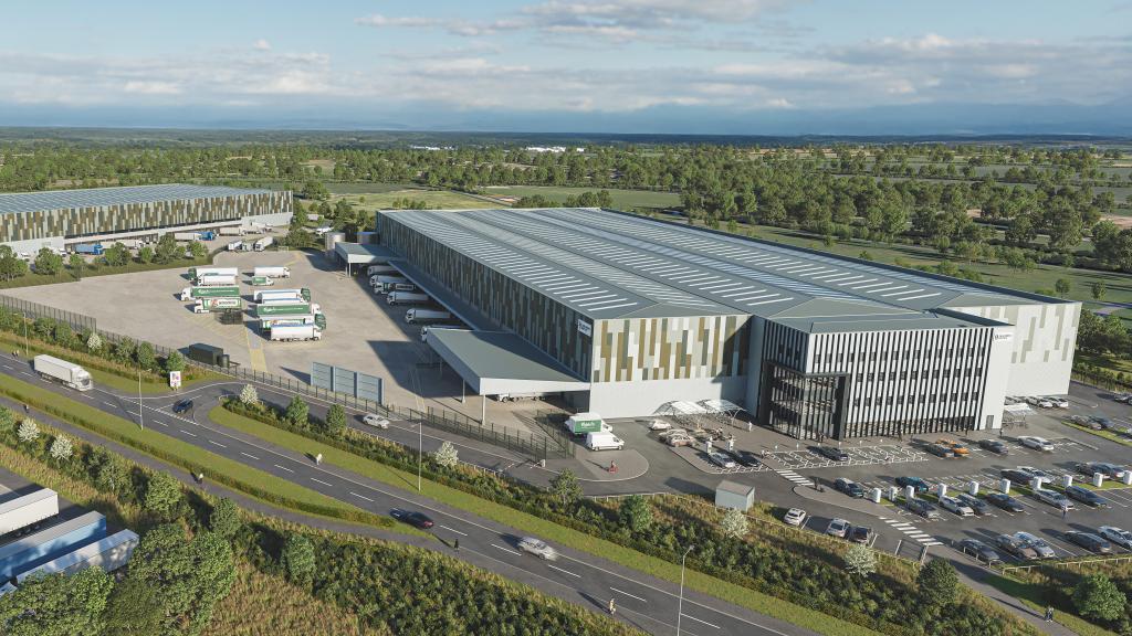 Pic shows a CGI artist's impression of the Carslberg unit at West Midlands Interchange, image courtesy of Chetwoods.