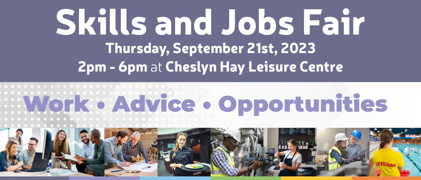 Our Skills and Jobs Fair takes place on September 21st