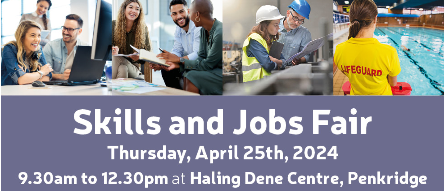 Skills and jobs fair. Thursday 25th April 2024