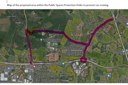 Map of PSPO area