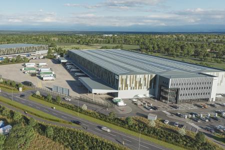 Pic shows a CGI artist's impression of the Carslberg unit at West Midlands Interchange, image courtesy of Chetwoods.