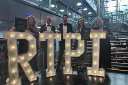 South Staffordshire Council officers at the RTPI Awards 2025